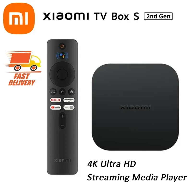 (Taxa Inclusa) Xiaomi-Mi Tv Box S 4k 2 Gerao